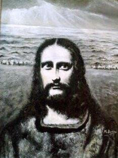 Cristo del mar Oil Canvas Figure Painting