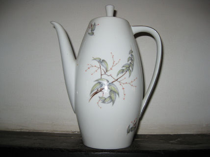 Cafetera de porcelana