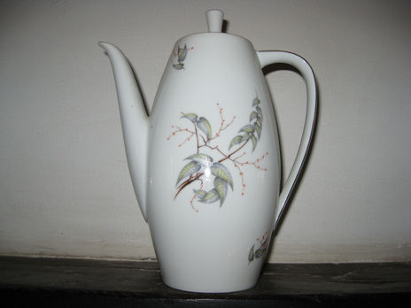 Cafetera de porcelana