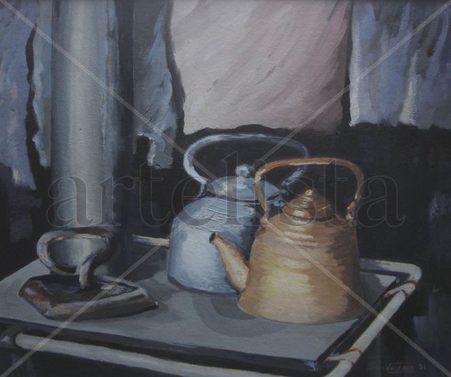 "INTERIOR SUREÑO" Oil Panel Others