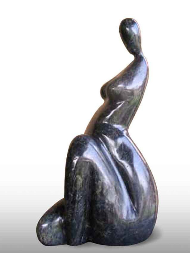 mujer sentada