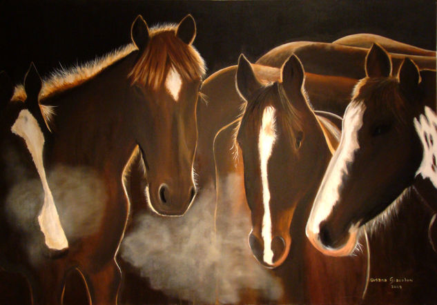 Tropilla Oil Canvas Animals