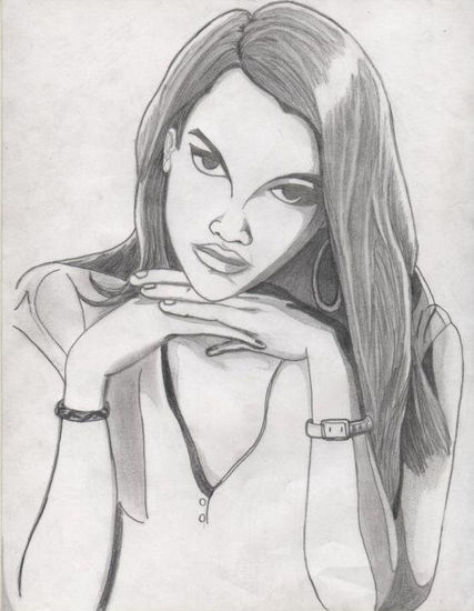 bella mujer Pencil