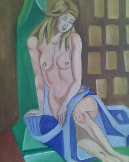 Modelando II Oil Others Nude Paintings