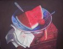 BIBELOT Acrylic Textile Still Life Paintings