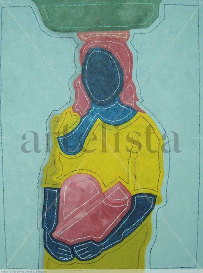 Mujer con patillas Oil Canvas Figure Painting