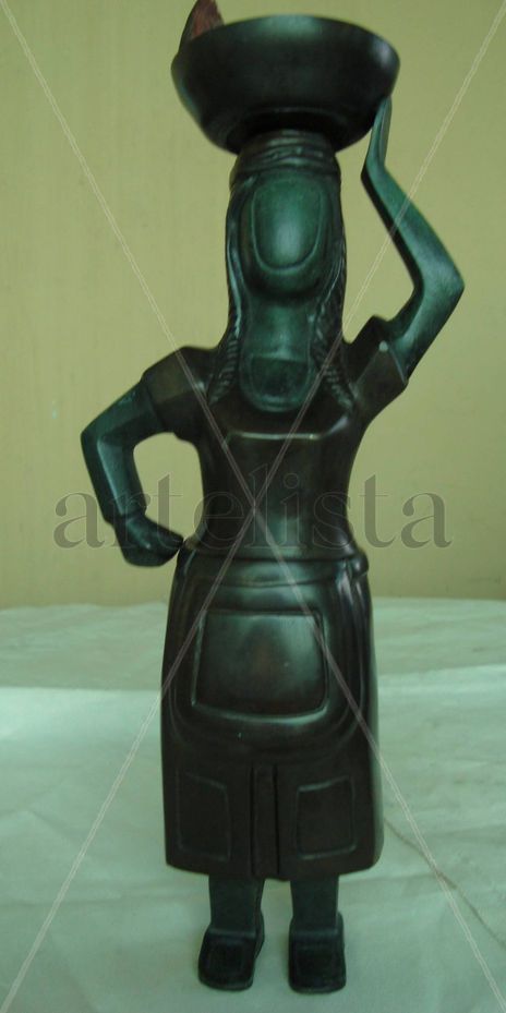 Palenquera con platón