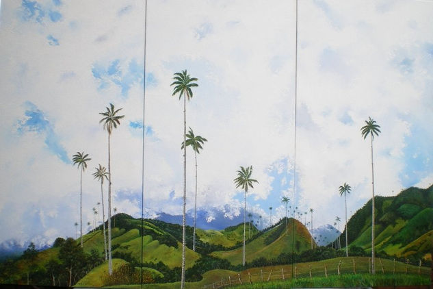 SINFONIA EN EL VALLE DE COCORA Oil Canvas Landscaping