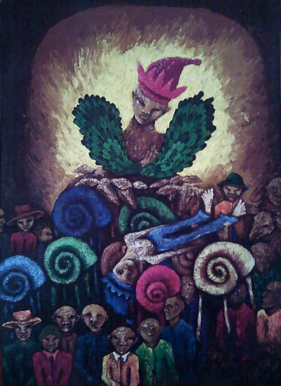 Carnaval de caracolas Acrylic Canvas Others