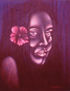 MUJER CON FLOR DE AVISPA