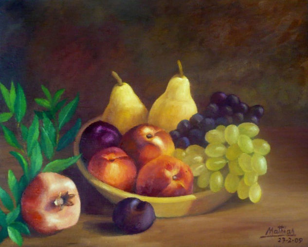 FRUTAS DE TEMPORADA Oil Canvas Still Life Paintings