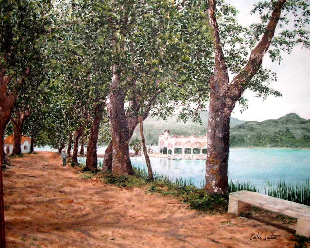 BANYOLES 1 Oil Canvas Landscaping