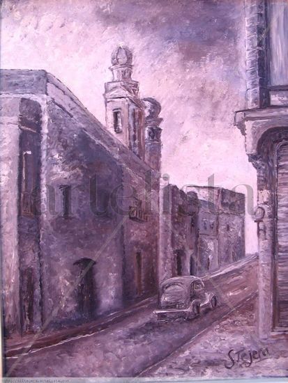 Ciudad Vieja Oil Canvas Landscaping