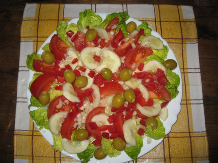 Ensalada mesclada