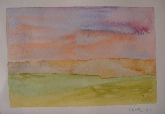 Campos en verano Watercolour Paper