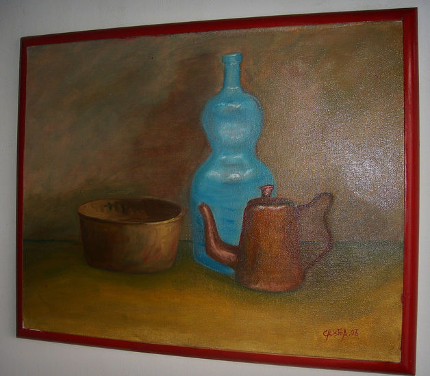 Bodegon simple Oil Canvas Still Life Paintings