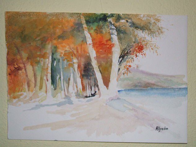 Copia de bosque Watercolour Paper Landscaping