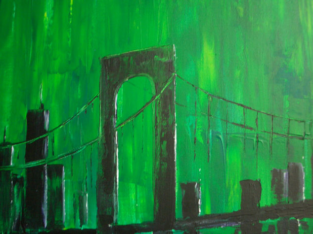 EL PUENTE Acrylic Canvas Landscaping