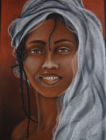 Jamaica Pastel Canvas Portrait