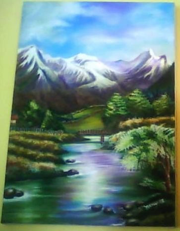 Praderas Oil Canvas Landscaping