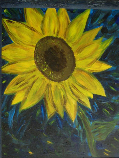 EL GIRASOL Acrylic Panel Floral Painting