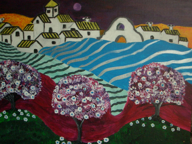 PAISAJE ANDALUZ Acrylic Panel Landscaping