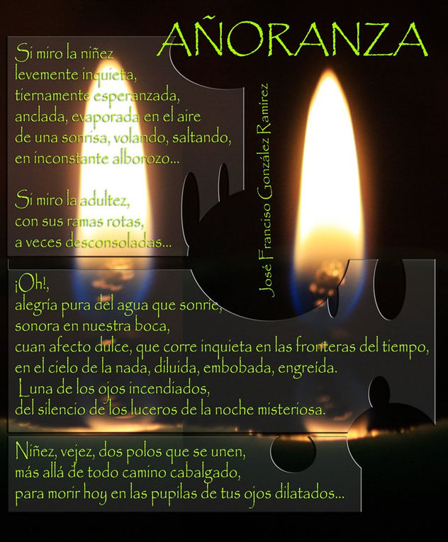 AÑORANZA serie poesía gráfica