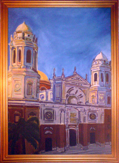 CATEDRAL DE CADIZ Oil Canvas Landscaping