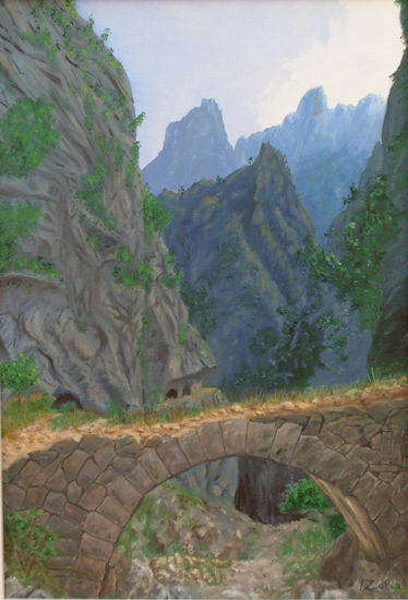 El Cares IV Oil Canvas Landscaping
