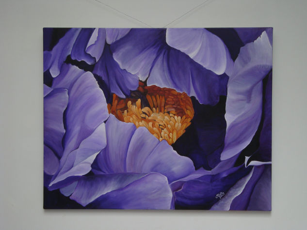 Trasmutacion Oil Canvas Floral Painting