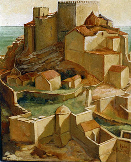 Peñíscola Oil Panel Landscaping