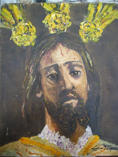 Cristo del desconsuelo Oil Canvas Figure Painting