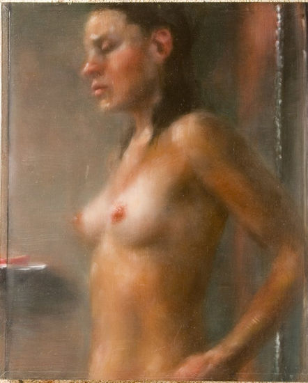 ducha Oil Panel Nude Paintings