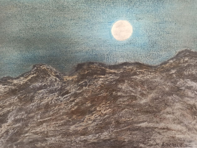 Resplandor de la noche Pastel Paper Landscaping