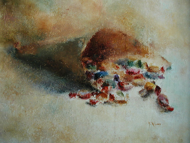 Caramelos Oil Canvas Still Life Paintings