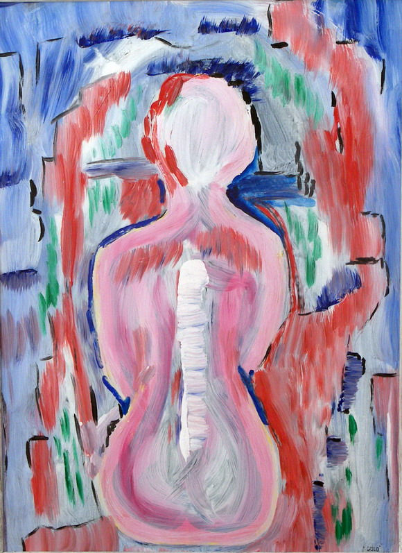 desnudo en rosa