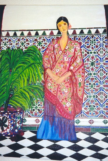 Gitana Oil Canvas Figure Painting