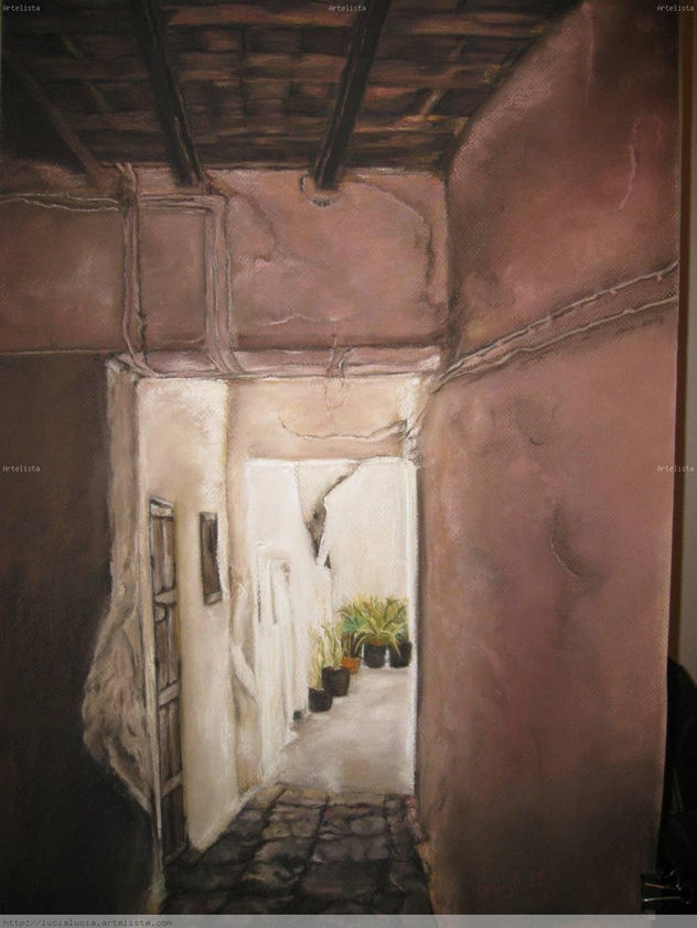 zaguan  con artesonado