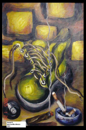 JUEGO II Oil Canvas Others