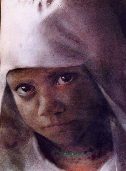 Bambina iraniana