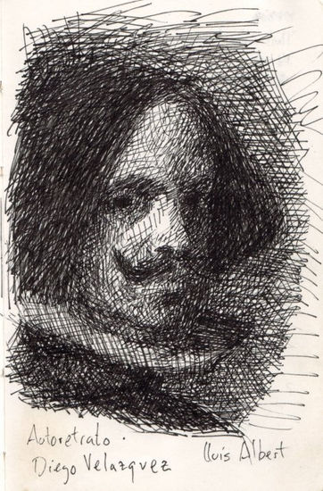 Autorretrato (Diego Velazquez) Rotulador