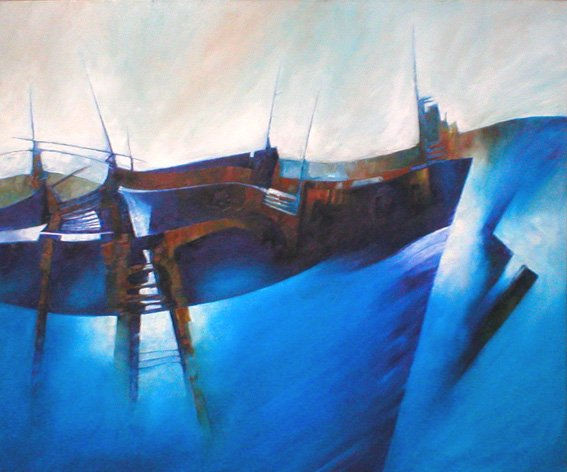 Nautico Oil Canvas Marine Painting