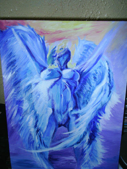 angel, lagrima sin alas Oil Canvas