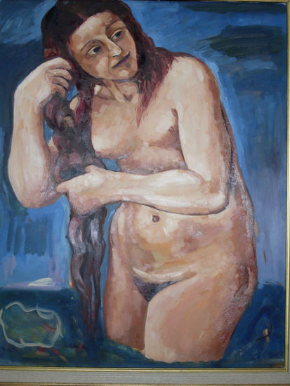 Estudio de tiziano Oil Canvas Nude Paintings