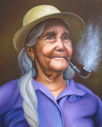 Rostro de campesina