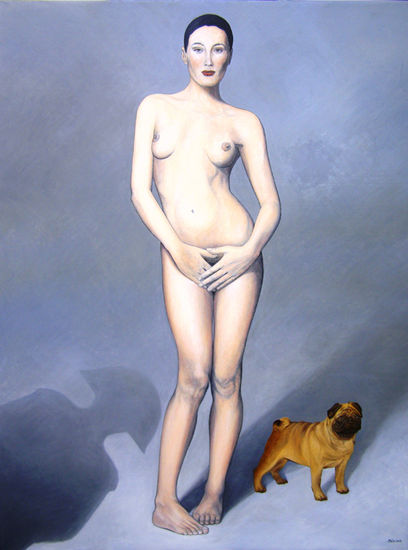 Homenaje a Carla B. Oil Canvas Nude Paintings