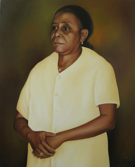 Retrato de señora Oil Canvas Portrait