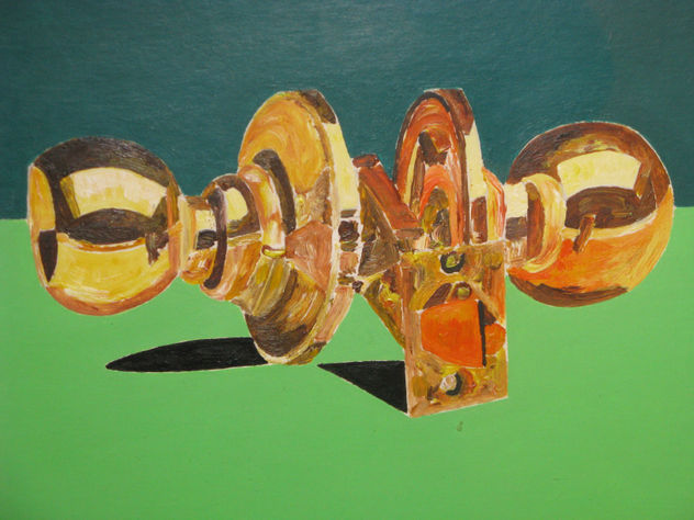 cerradura de bronce