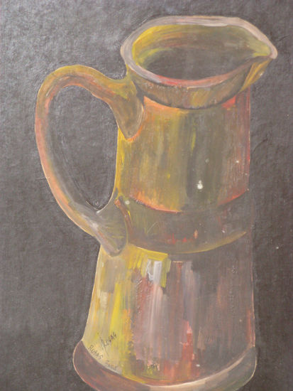 jarra de barro Acrylic Others Still Life Paintings