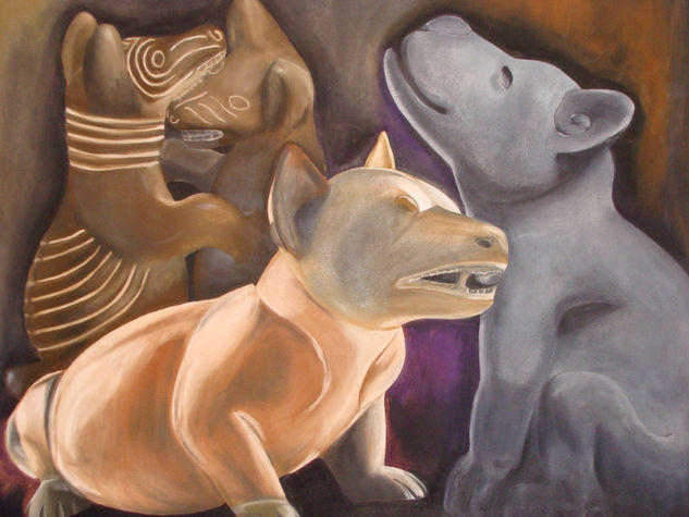 XOLOITZCUINTLES Oil Canvas Others